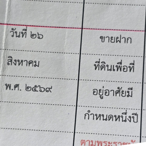 ขายฝากที่ดินเปล่าพื้นที่สัตหีบ จังหวัดชลบุรี ดำเนินการที่สำนักงานที่ดิน สัตหีบ ชลบุรี ถูกต้องตามกฎหมายและโปร่งใสทุกขั้นตอน